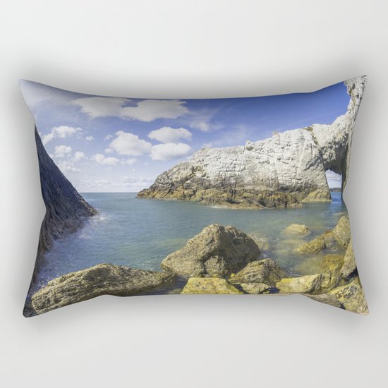 The White Arch Rectangular Pillow