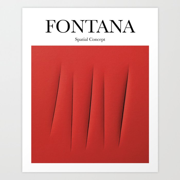 Fontana - Spatial Concept Art Print