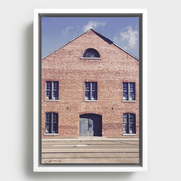 Mare Island Building #77 Framed Canvas