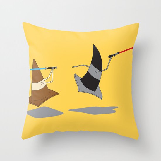 The Cone Wars Throw Pillow