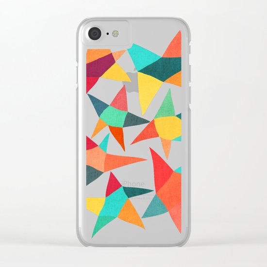 Dancing Stars Clear iPhone Case