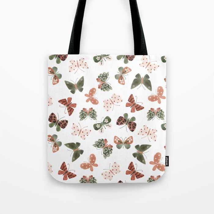 Butterfly Abstract Tote Bag