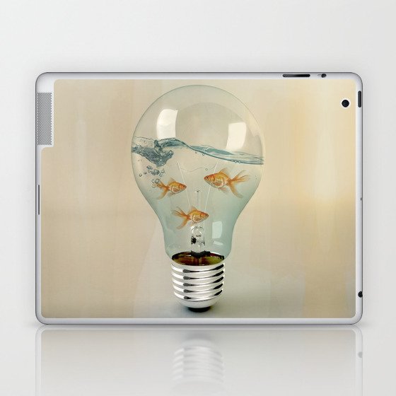 ideas and goldfish 03 Laptop & iPad Skin