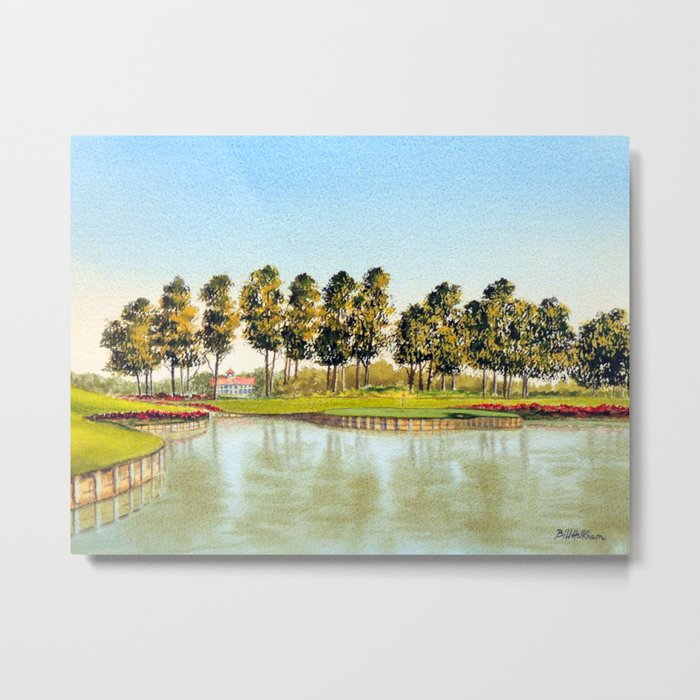 Sawgrass TPC Golf Course 17th Hole Metal Print by billholkham | Society6