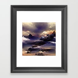 Cloud Valley Framed Art Print