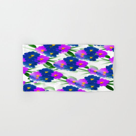 Abundance Of Painted Flowers Hand & Bath Towel