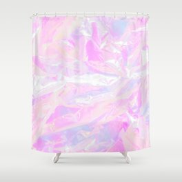 Pink Crystal Shower Curtain