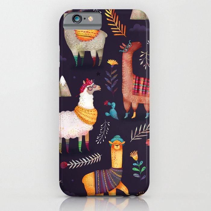 llamas iphone case