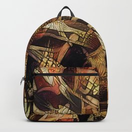 Unwritten Again Backpack | Graphic, Bold, Vibrant, Dark, Asemic, Wallart, Art, Graphicdesign, Ink, Contest 