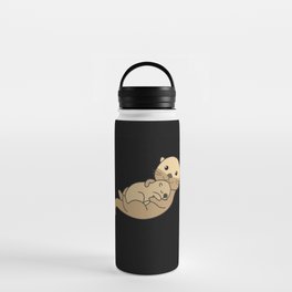 Otter Mom Otters Baby Cute Animals Animal Lovers Water Bottle