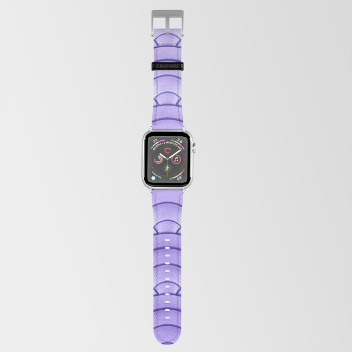 Bold Lavender Art Deco Arch Pattern Apple Watch Band