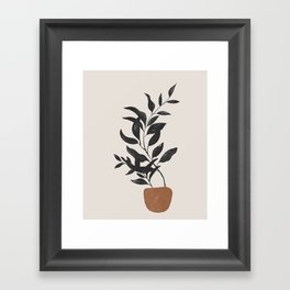 Terracota vase Framed Art Print