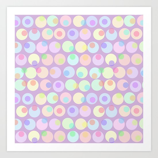 Pastel Abstracts 1 Art Print