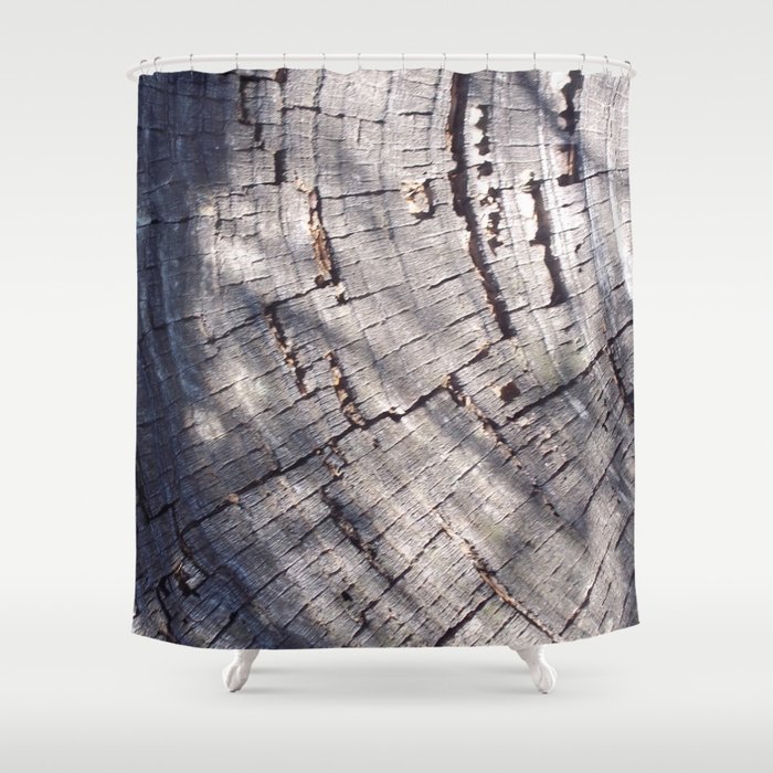 Wooden Rings Shower Curtain By Lmoloneyphoto Society6