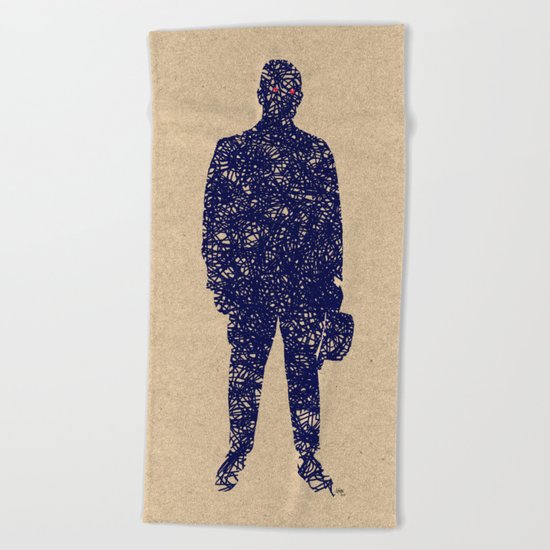 - closer to the sea - Beach Towel