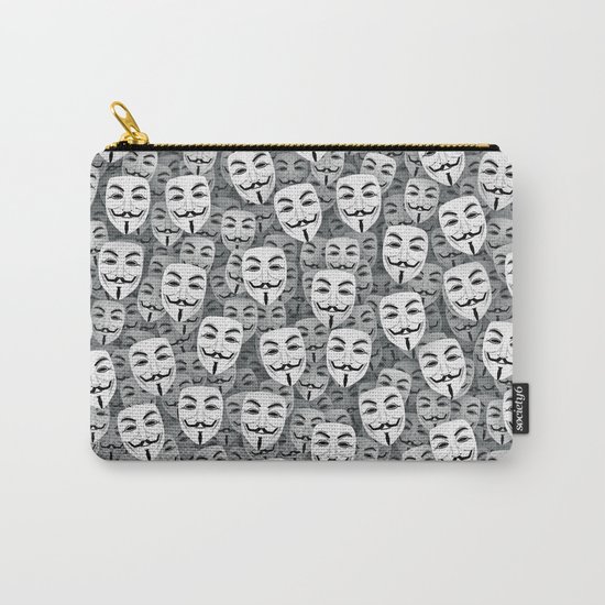 Anonymous masks Carry-All Pouch
