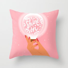Shine on Throw Pillow