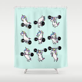 OLYMPIC LIFTING Unicorn Shower Curtain