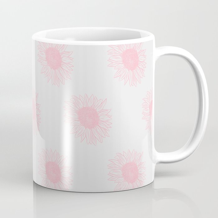 Pink Sunflowers Coffee Mug