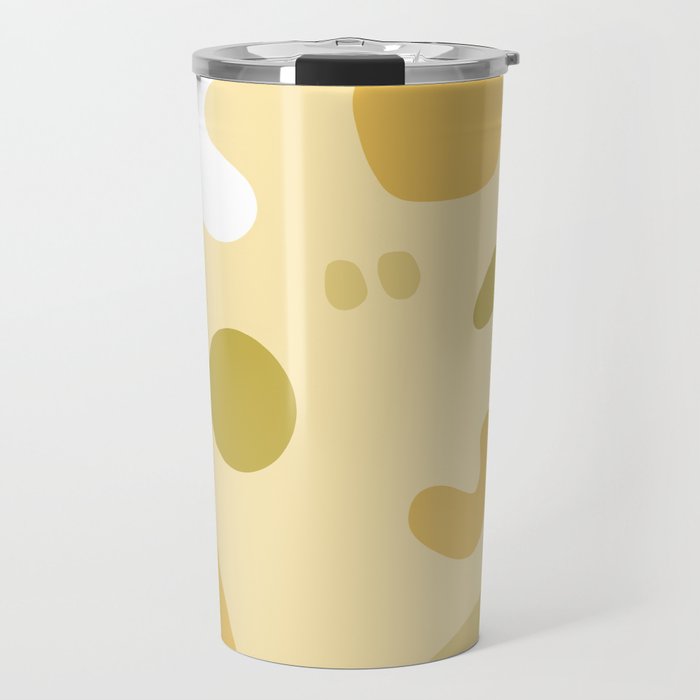 Abstract soft geometry composition 2 Travel Mug