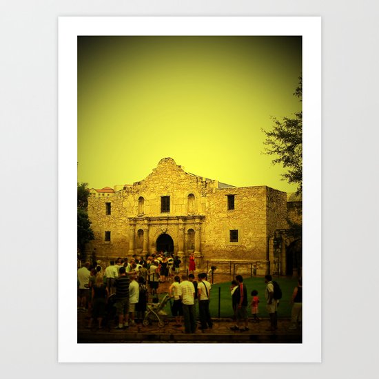 Remember the Alamo Art Print