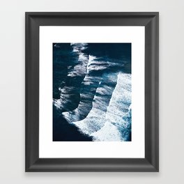 North shore swell Framed Art Print