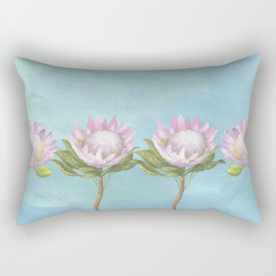 Lotus Rectangular Pillow