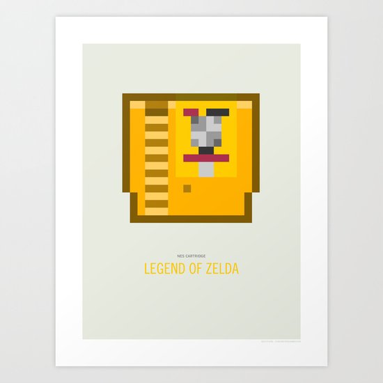 Legend of Zelda Cartridge Art Print