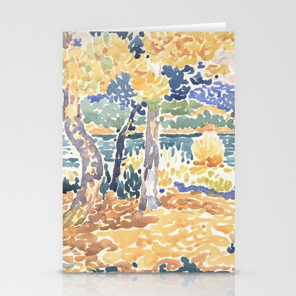 Pines on the Coastline  Stationery Cards
