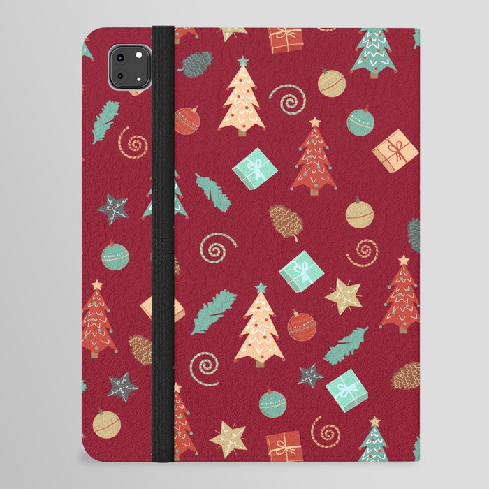 christmas love pattern iPad Folio Case