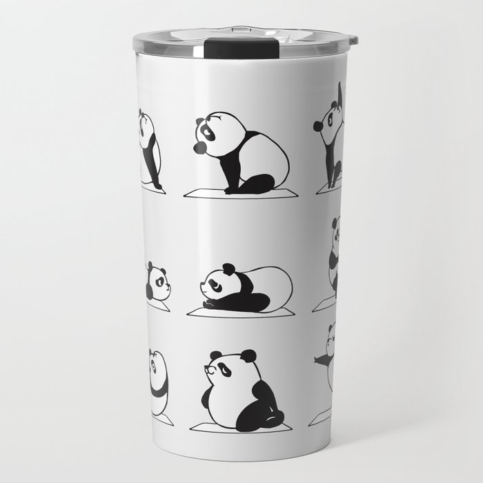 Panda Yoga Travel Mug