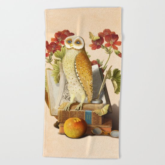 Apprentice Owl Beach Towel