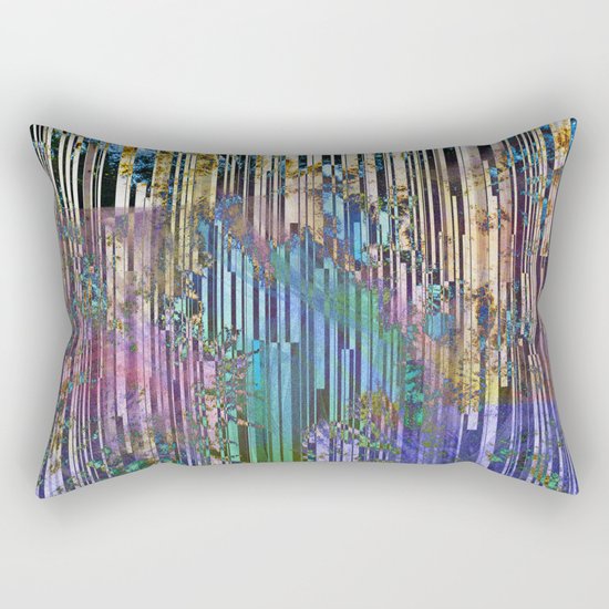tree barcode stripes Rectangular Pillow