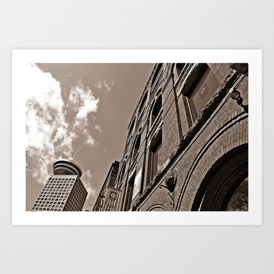 downtown vancouver Art Print