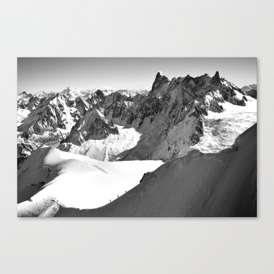 French Alps, Chamonix, France. Canvas Print
