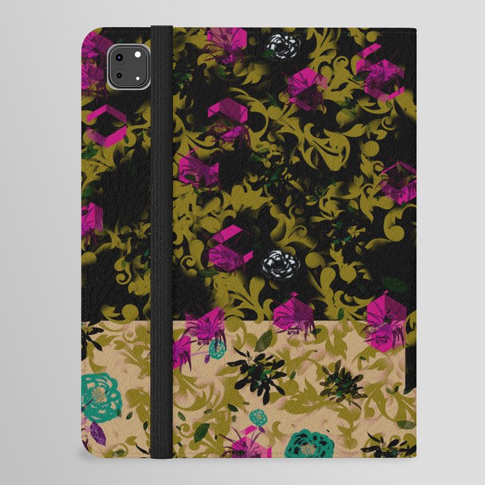 Geo Fancy Floral  iPad Folio Case