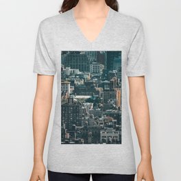 New York City V Neck T Shirt