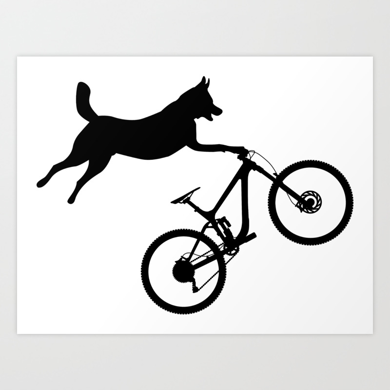 Cycling wall art gift bike poster home decor print funny picture