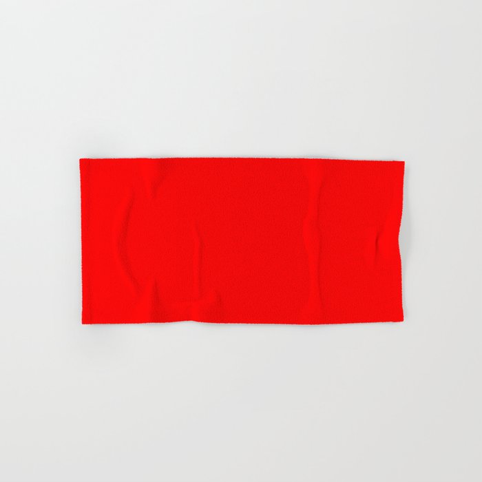 Bright discount red towels