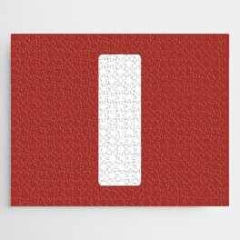 l (White & Maroon Letter) Jigsaw Puzzle