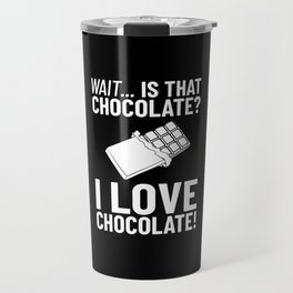 Chocolate Candy Bar Choco Dark Keto Travel Mug
