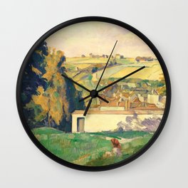 Émile Bernard - Jeune Fille Sur La Colline Wall Clock