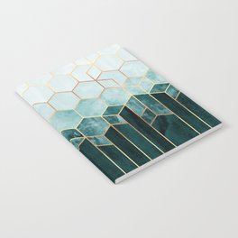 Teal Hexagons Notebook