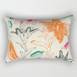 Flower pattern Rectangular Pillow