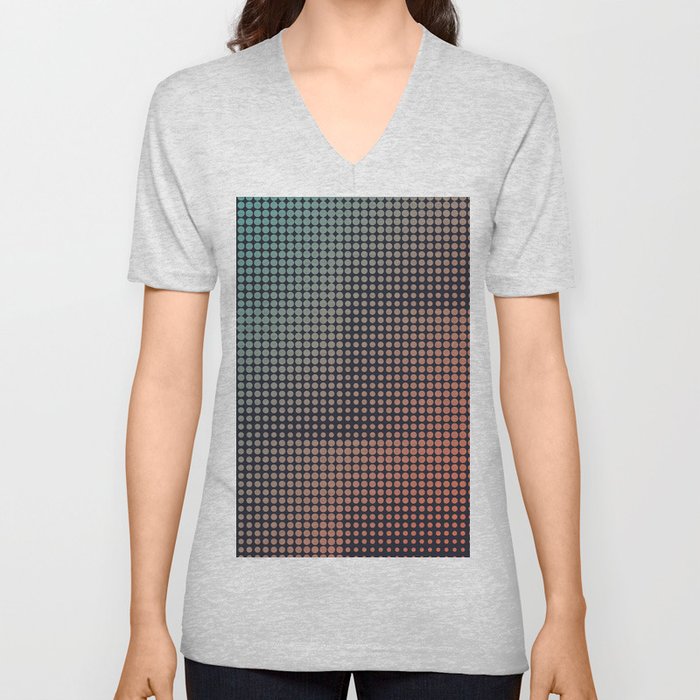 Halftone 1 V Neck T Shirt