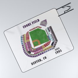 Coors Field Baseball Stadium, Denver, Colorado Picnic Blanket