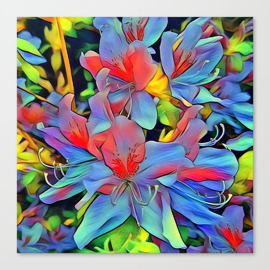 Floral ArtStudio - wonderful flowers Canvas Print