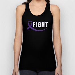 Purple November Fight Pancreatic Cancer Awareness Unisex Tank Top