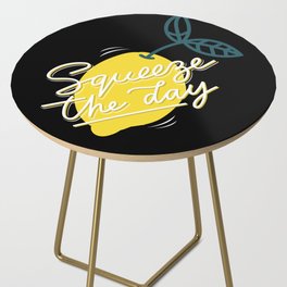 Squeeze The Day Lemon Lemonade Side Table