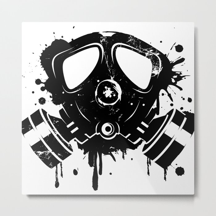 graffiti gas mask skulls